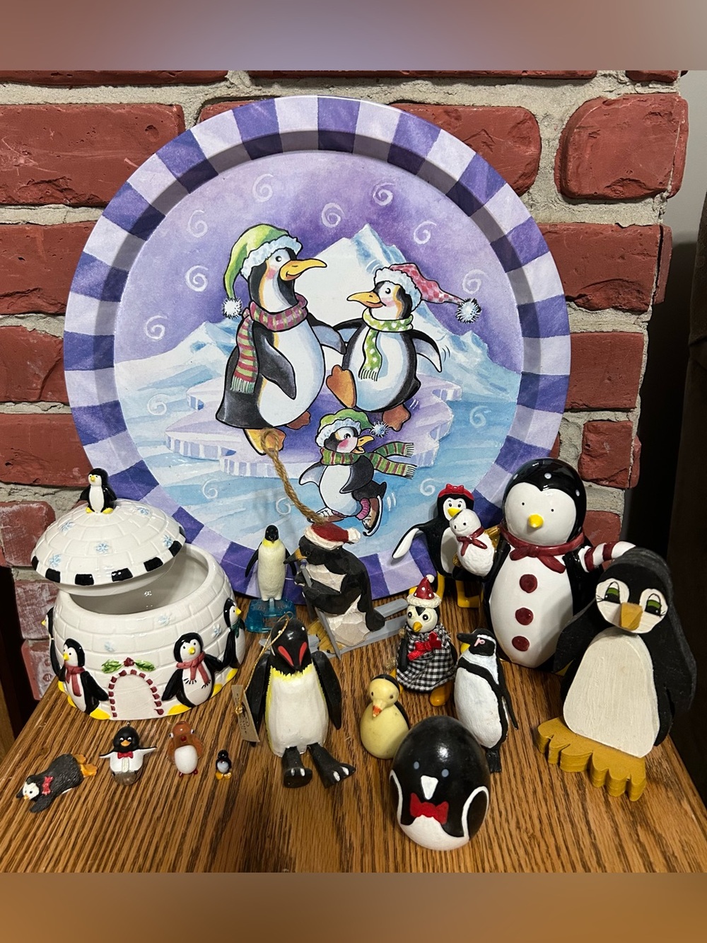 Lot of Winter Penguin Figurines and Such!